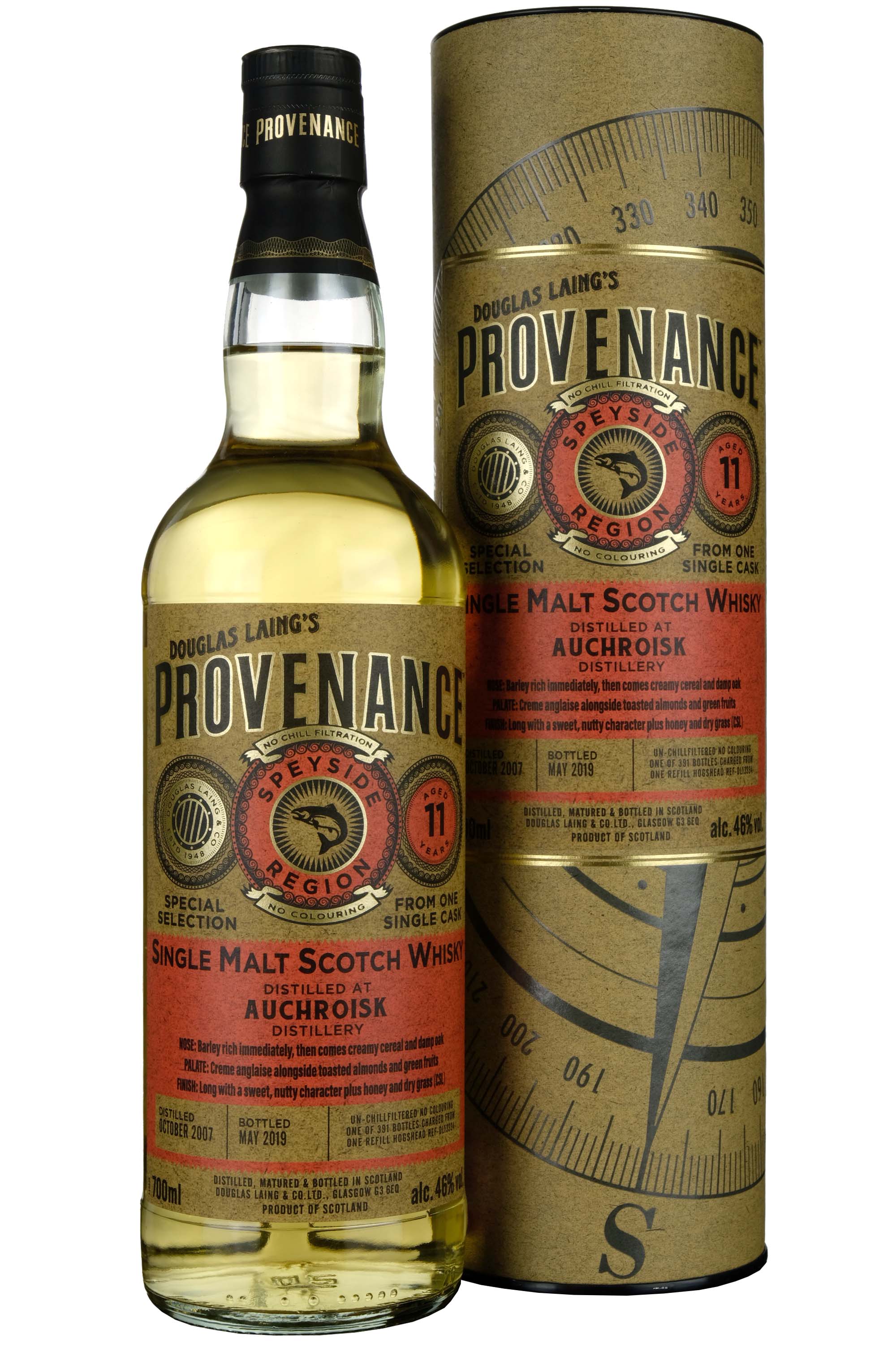 Auchroisk 2007-2019 | 11 Year Old Douglas Laing Provenance Single Cask DL13334