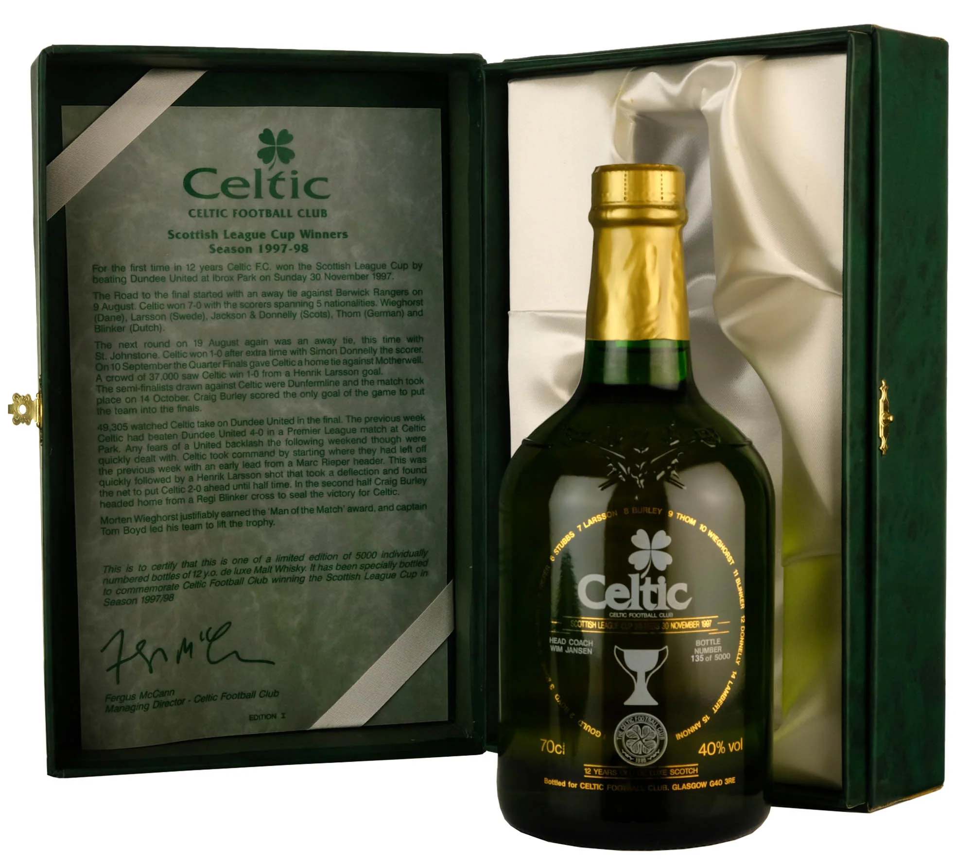 Celtic Football Club Cup Winners 1997-1998 - Image 2