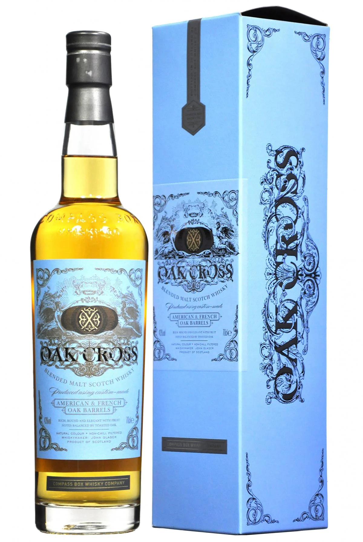 Compass Box Oak Cross
