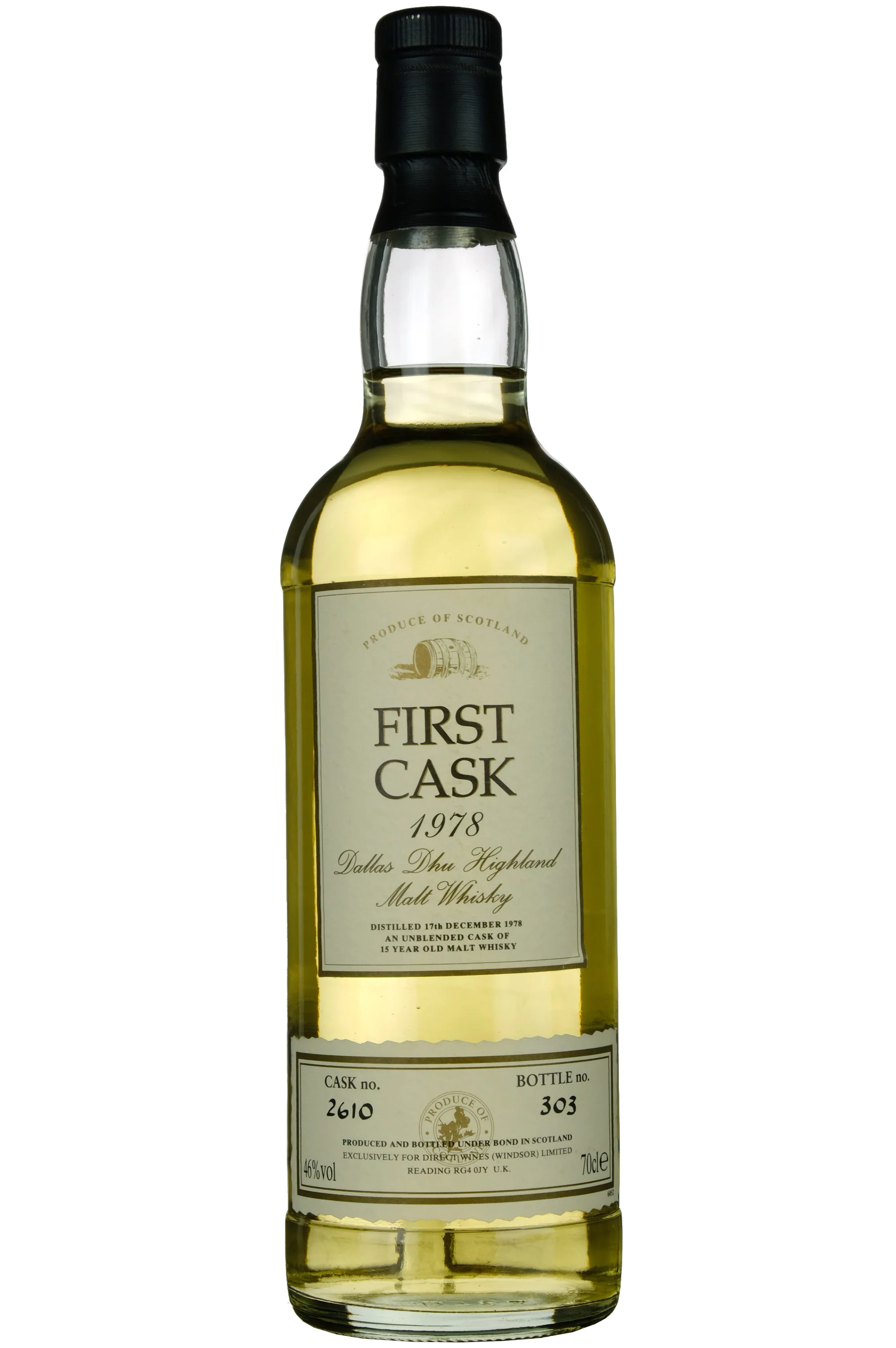 Dallas Dhu 1978 | 15 Year Old First Cask Single Cask 2610