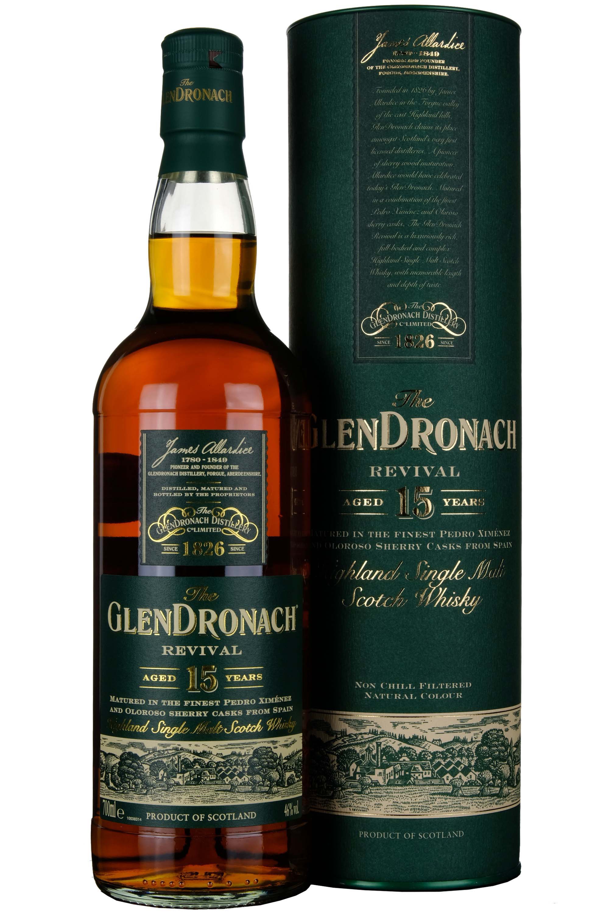 Glendronach 15 Year Old Revival Bottled 2015