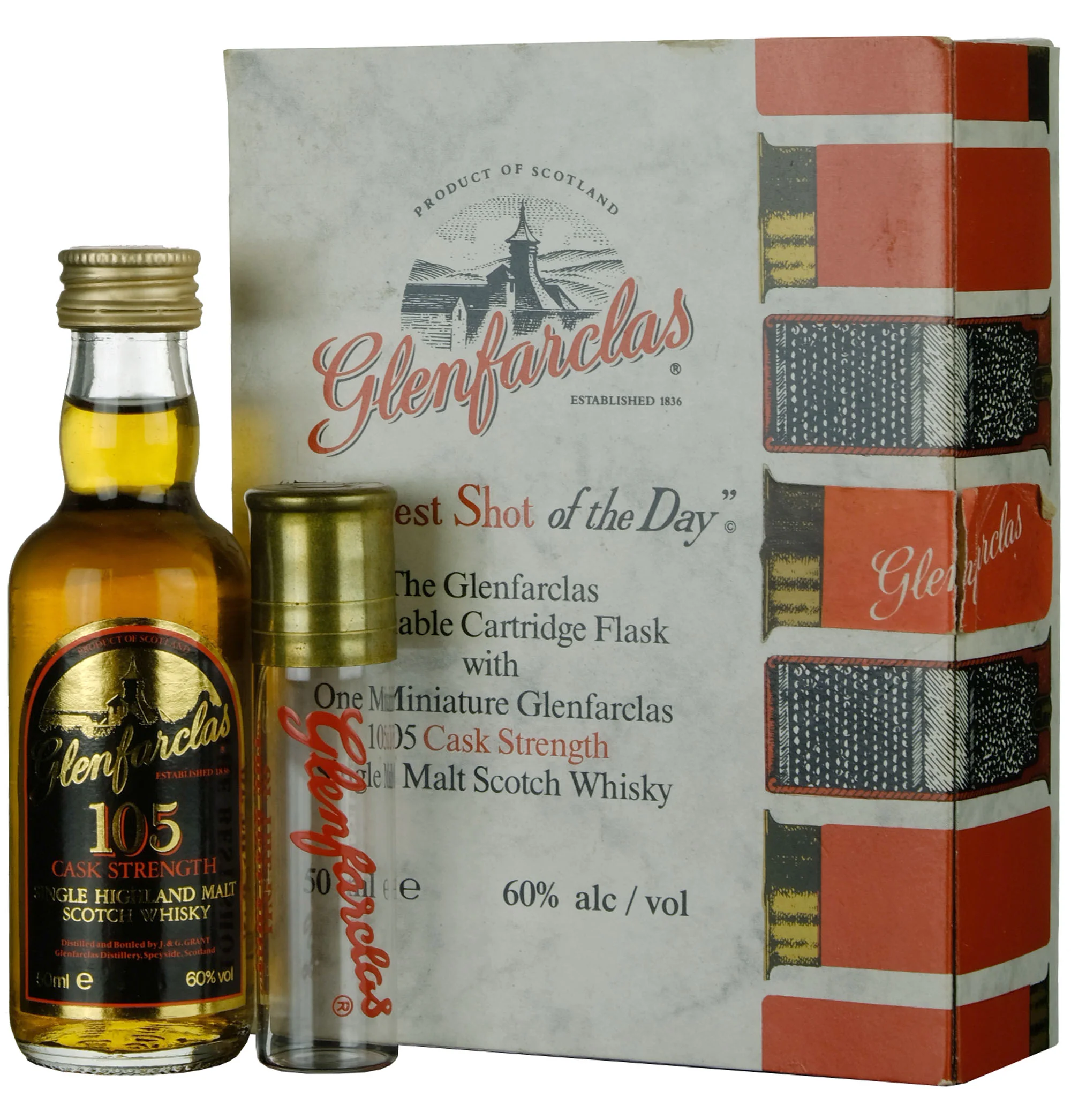 Glenfarclas 105 Cask Strength The Best Shot Of The Day Miniature Set - Image 2