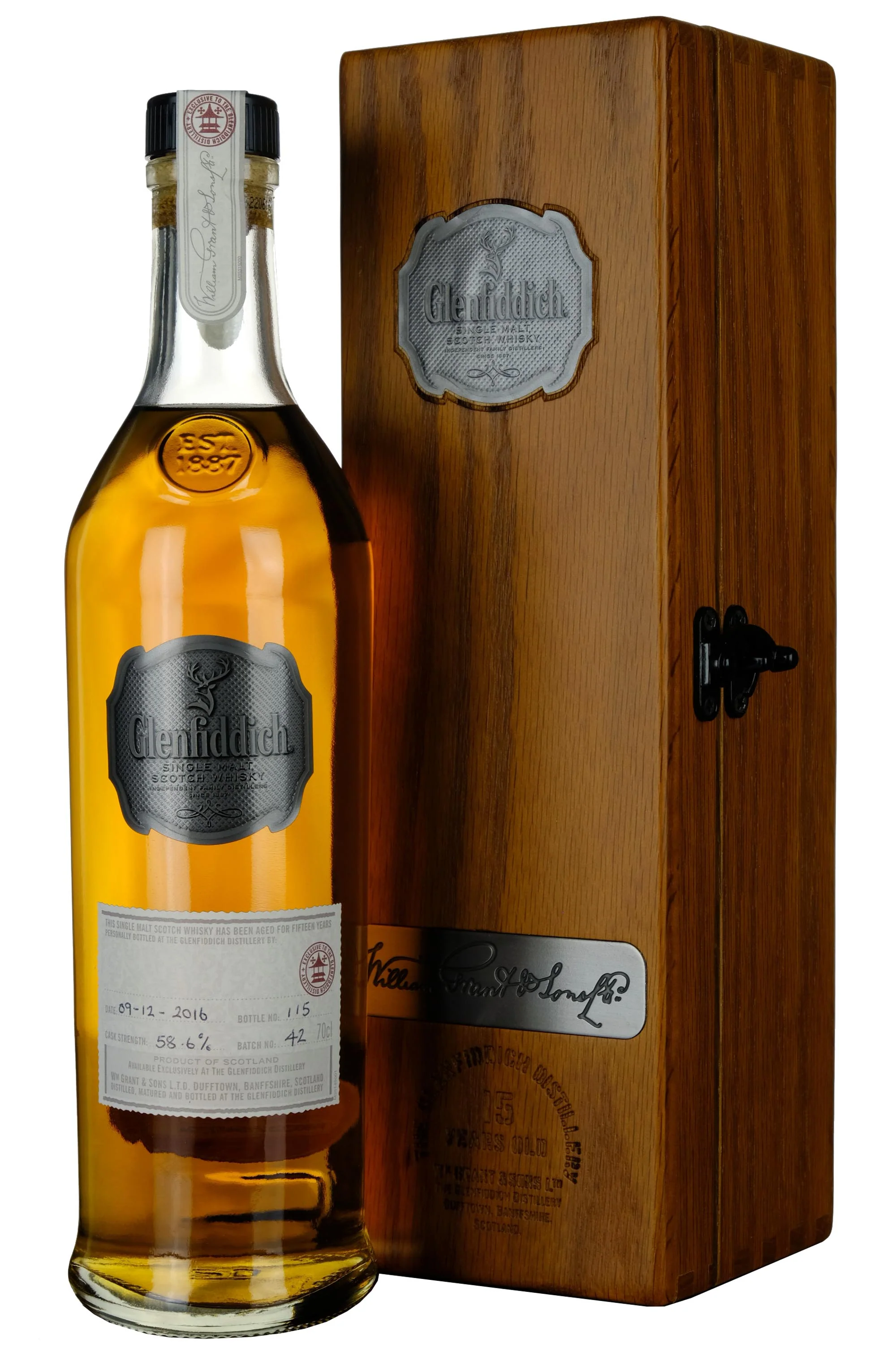 Glenfiddich 15 Year Old Distillery Exclusive Hand Filled Batch 42 Bottled 2016 - Image 2