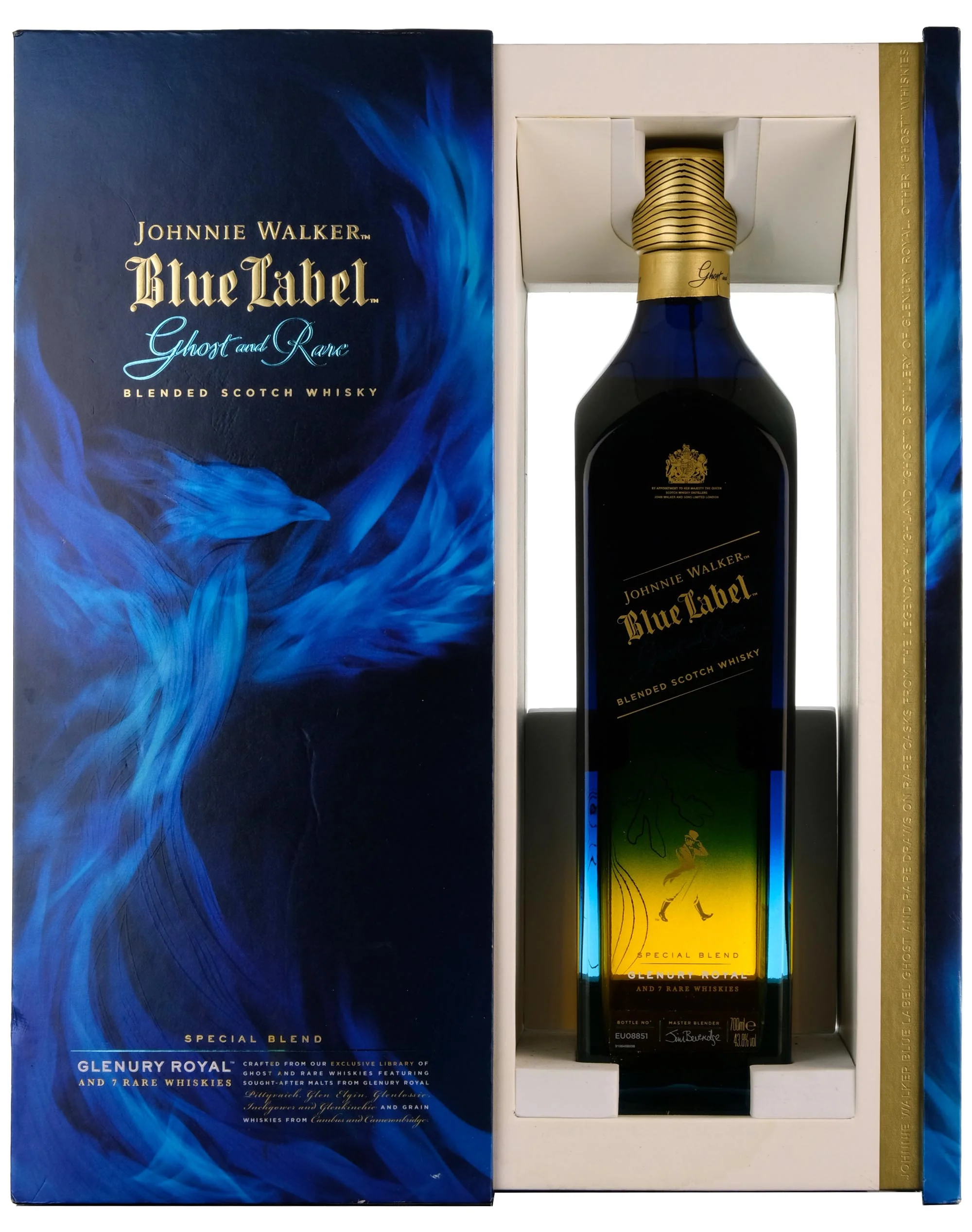 Johnnie Walker Blue Label Ghost And Rare Glenury Royal - Image 2