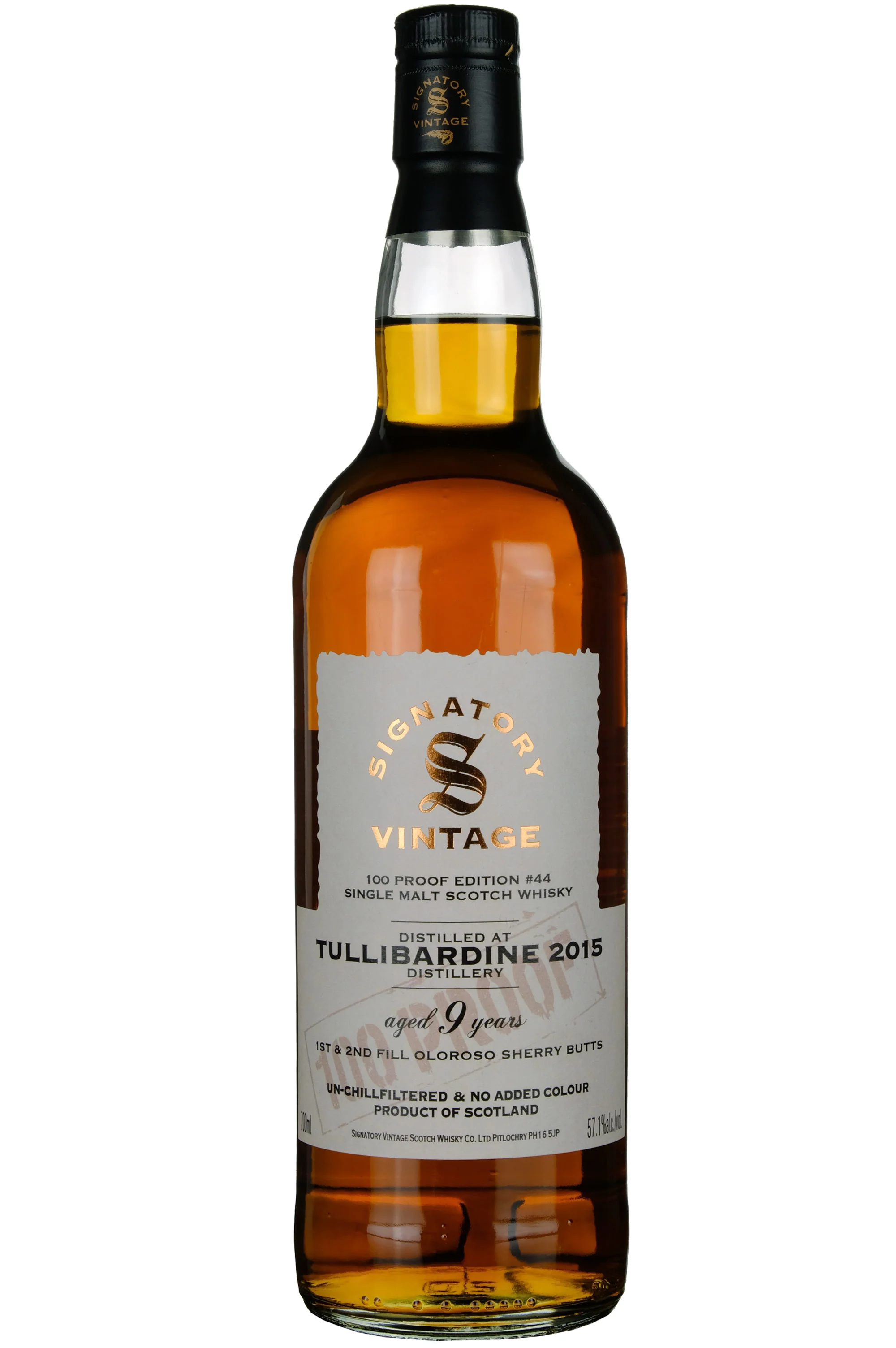 Tullibardine 2015-2025 | 9 Year Old Signatory Vintage 100 Proof Edition 44